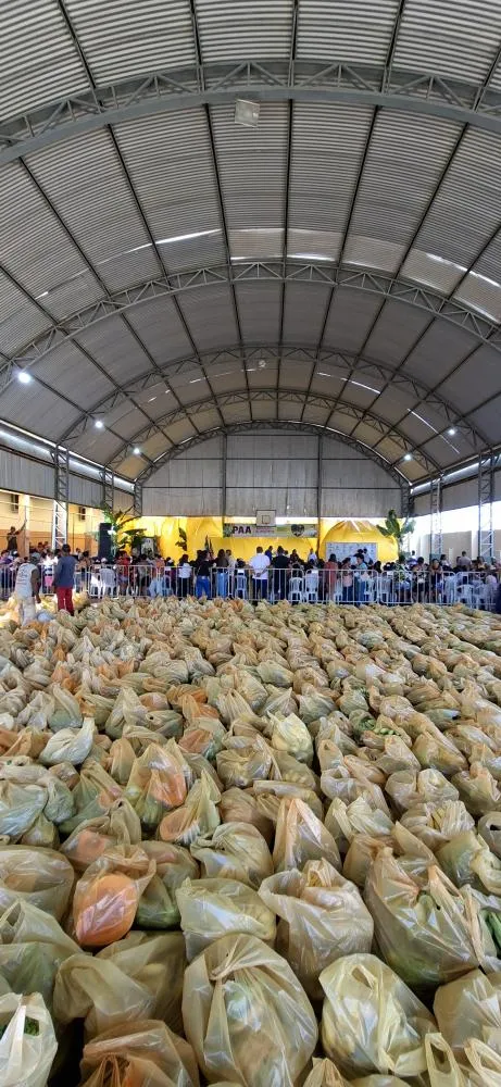 Quase 12 toneladas de alimentos já foram entregues a famílias carentes em Utinga através do PAA