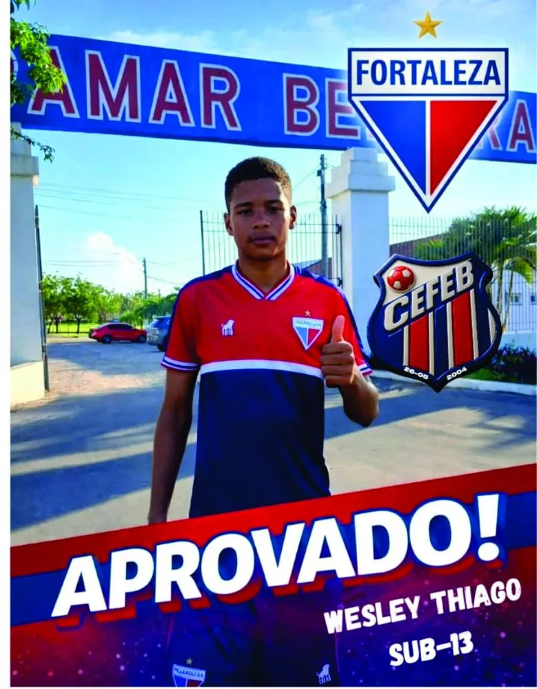 Copa Utinga Estadual começa a revelar talentos e jovem de 13 anos é aprovado pelo Fortaleza