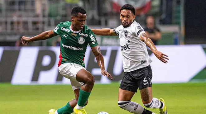 Arias desencanta, Palmeiras vence o Botafogo e segue firme na briga pela liderança do Brasileirão