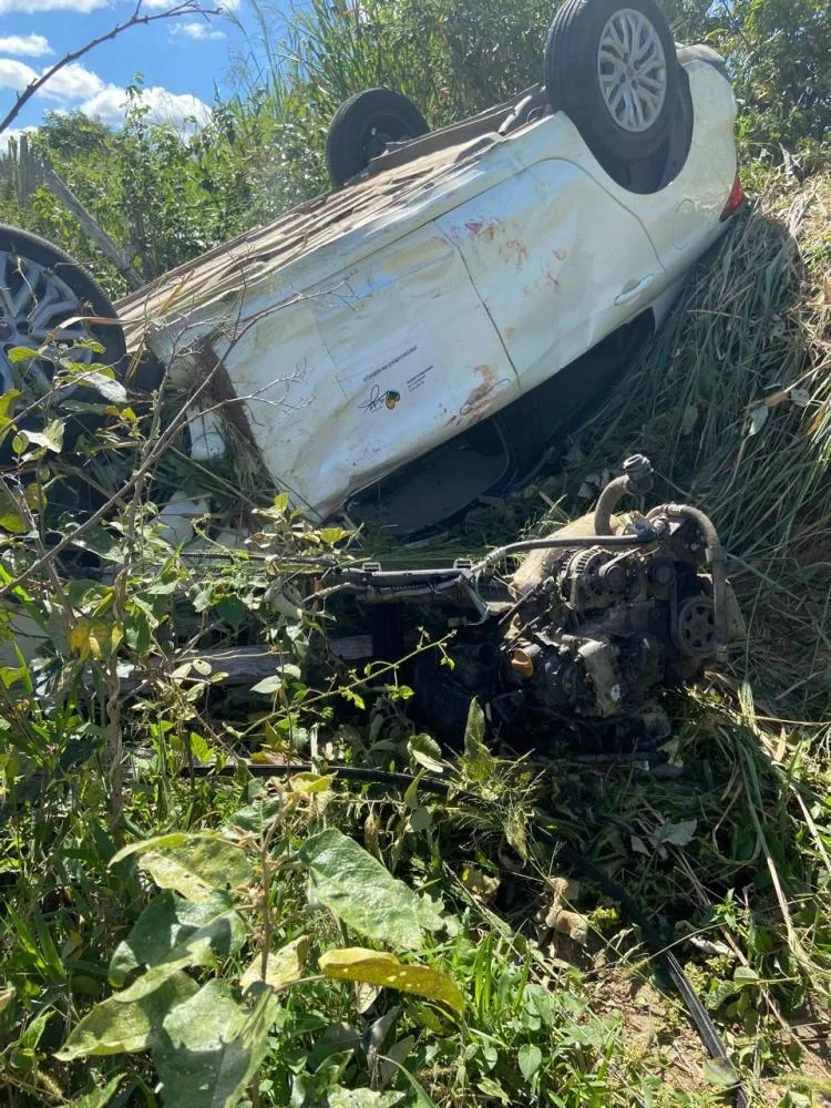 Grave acidente na estrada do Paraíso, em Ruy Barbosa, deixa um morto e três feridos